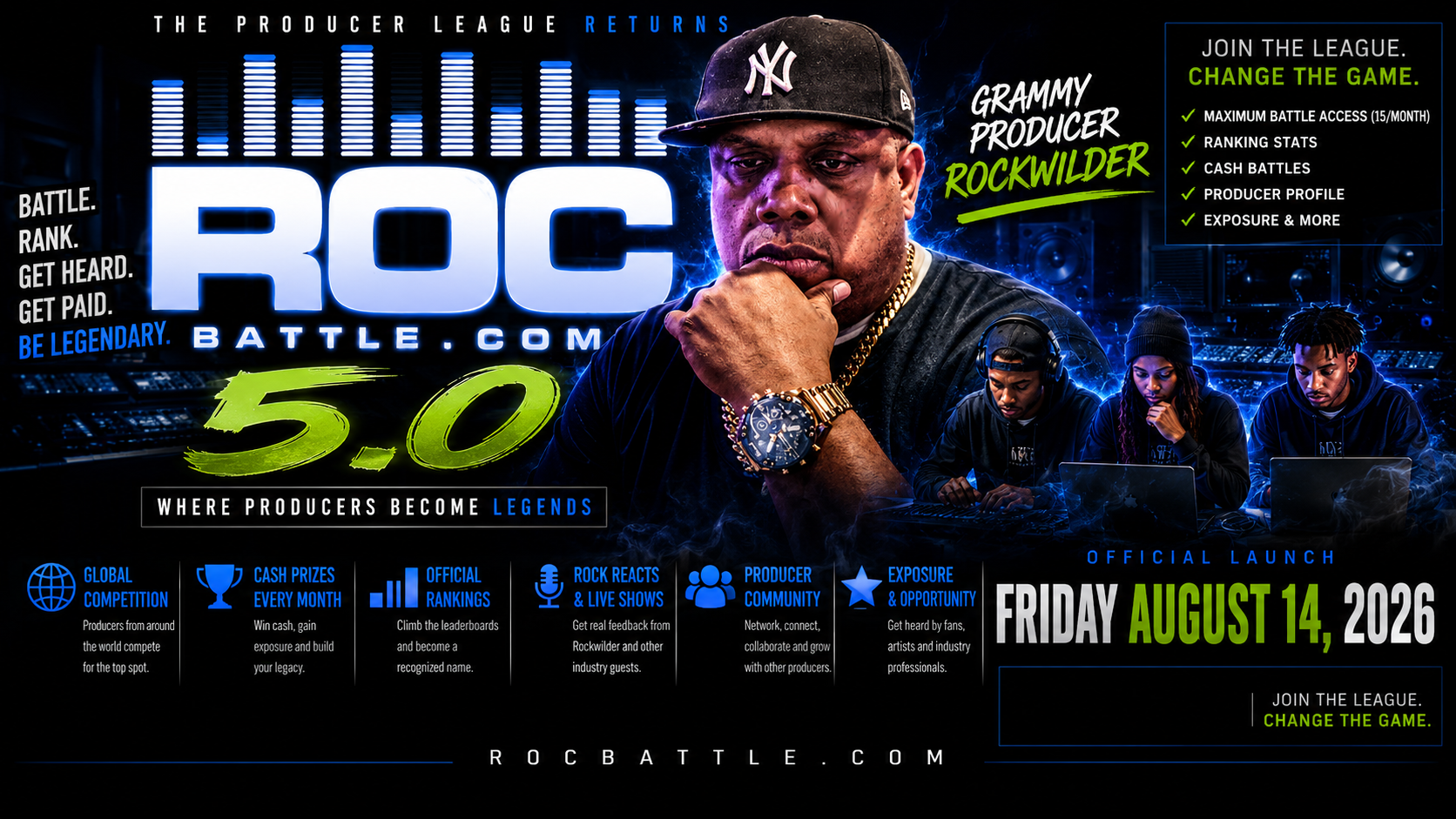ROCBATTLE 5.0 — The Producer League Returns